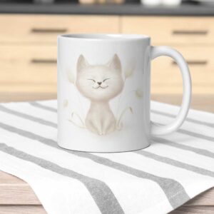 Mug Chat beige parmi les chatons
